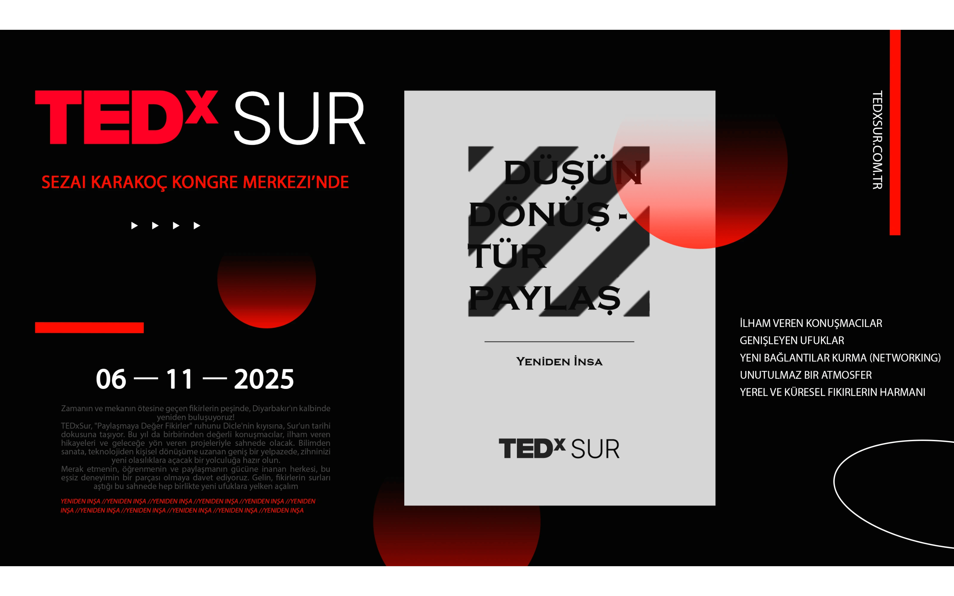TEDxSur poster
