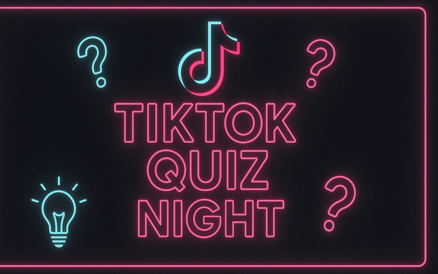 TikTok Quiz Night poster
