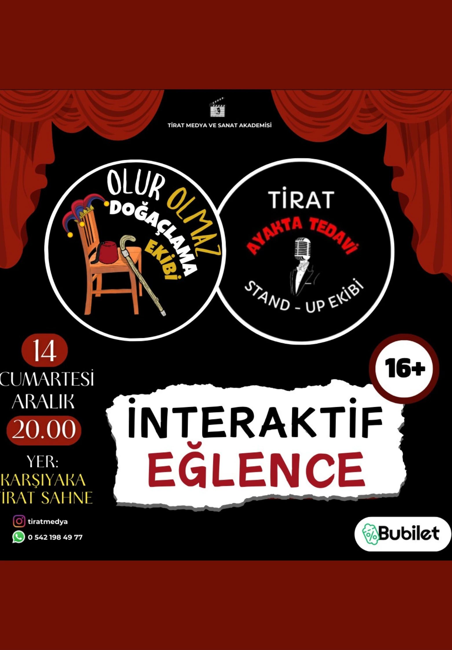 Tirat Sahne İnteraktif Olur Olmaz Doğaçlama Grubu ve Ayakta Tedavi Stand -Up
