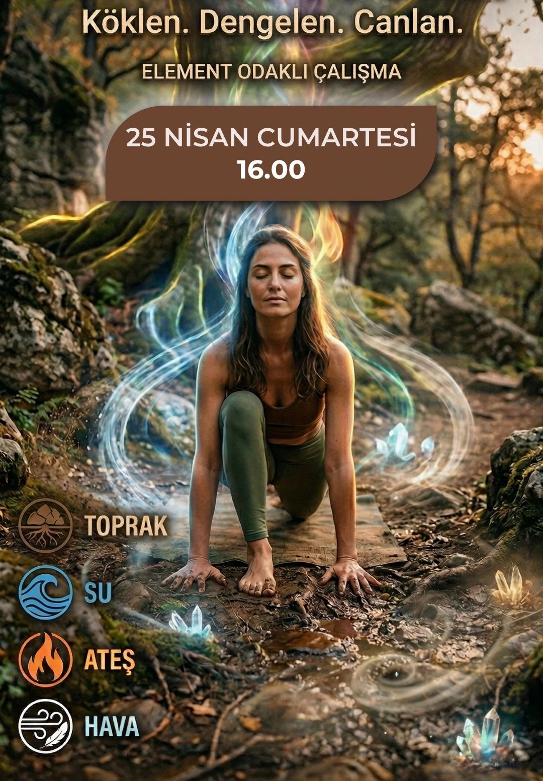 Toprak Elementi Yoga Atölyesi: Köklen ve Merkezlen