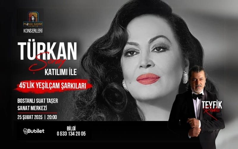 Türkan Şoray’ın Katılımı ile Teyfik Rodos ve 45'lik Yeşilçam Şarkıları