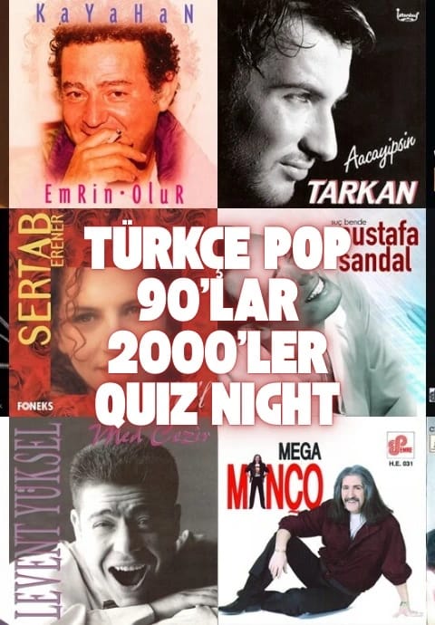Türkçe Pop 90'lar 2000'ler Quiz Night