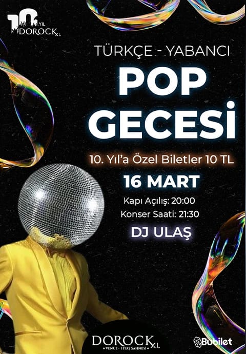 Türkçe - Yabancı Pop Gecesi DJ Ulaş