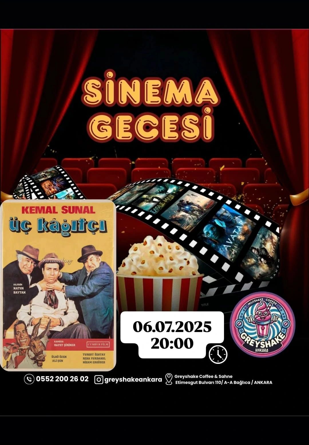 Üç Kağıtçı Sinema Gecesi