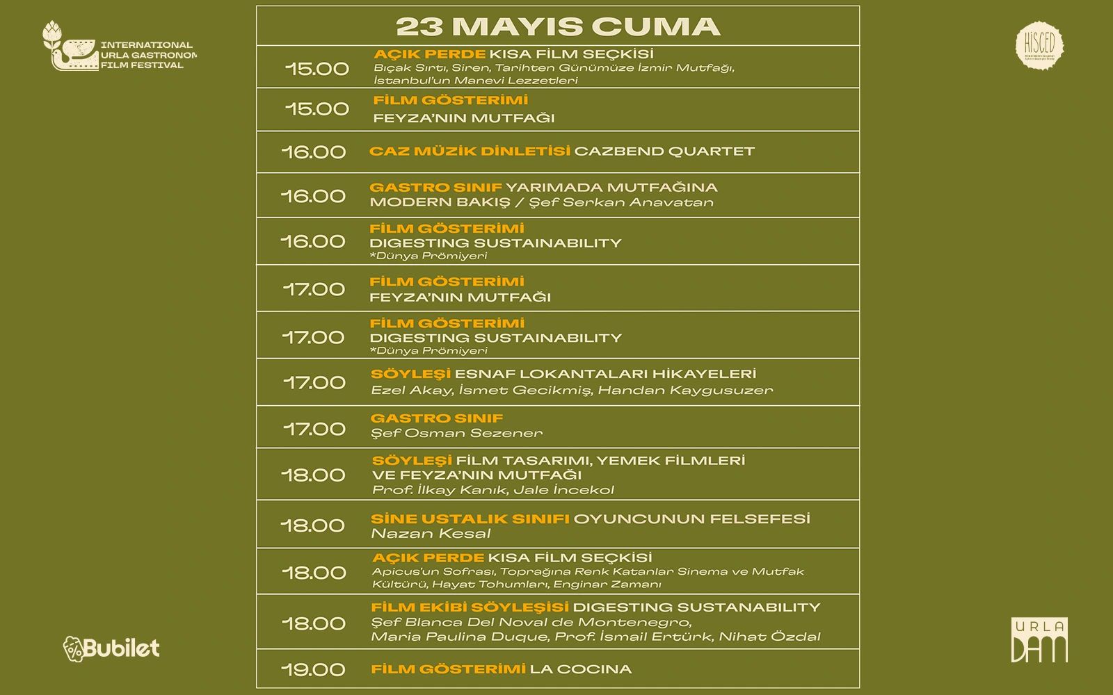 Uluslararası Urla Gastronomi Film Festivali