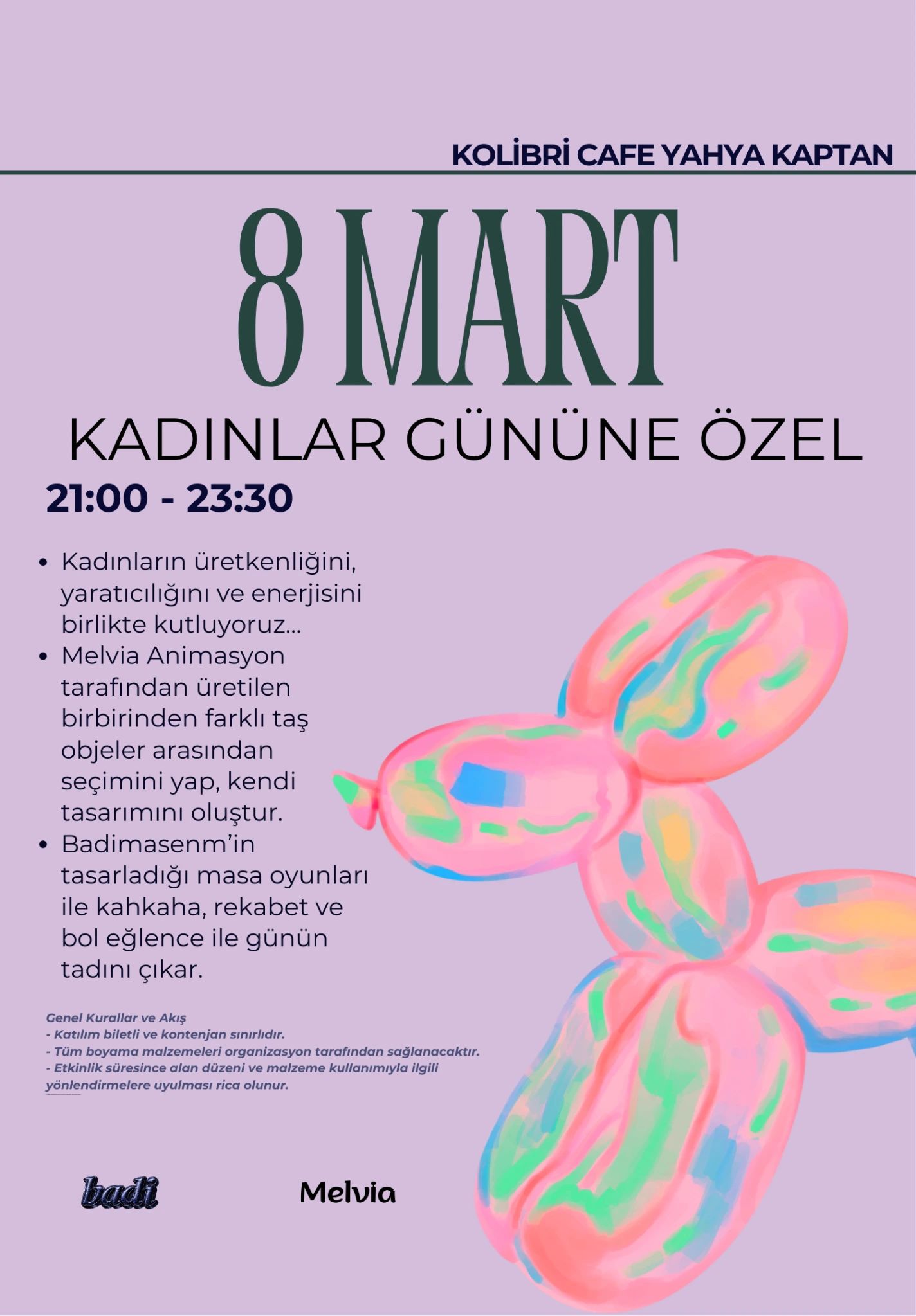 Üret, Oyna, Kutla! - 8 Mart Kadınlar Günü Özel