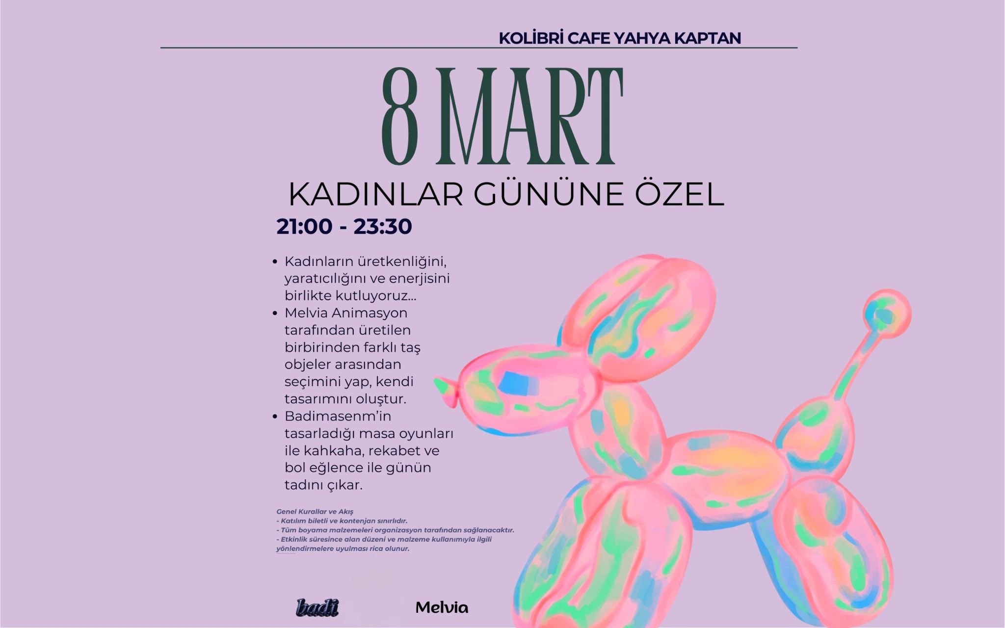 Üret, Oyna, Kutla! - 8 Mart Kadınlar Günü Özel