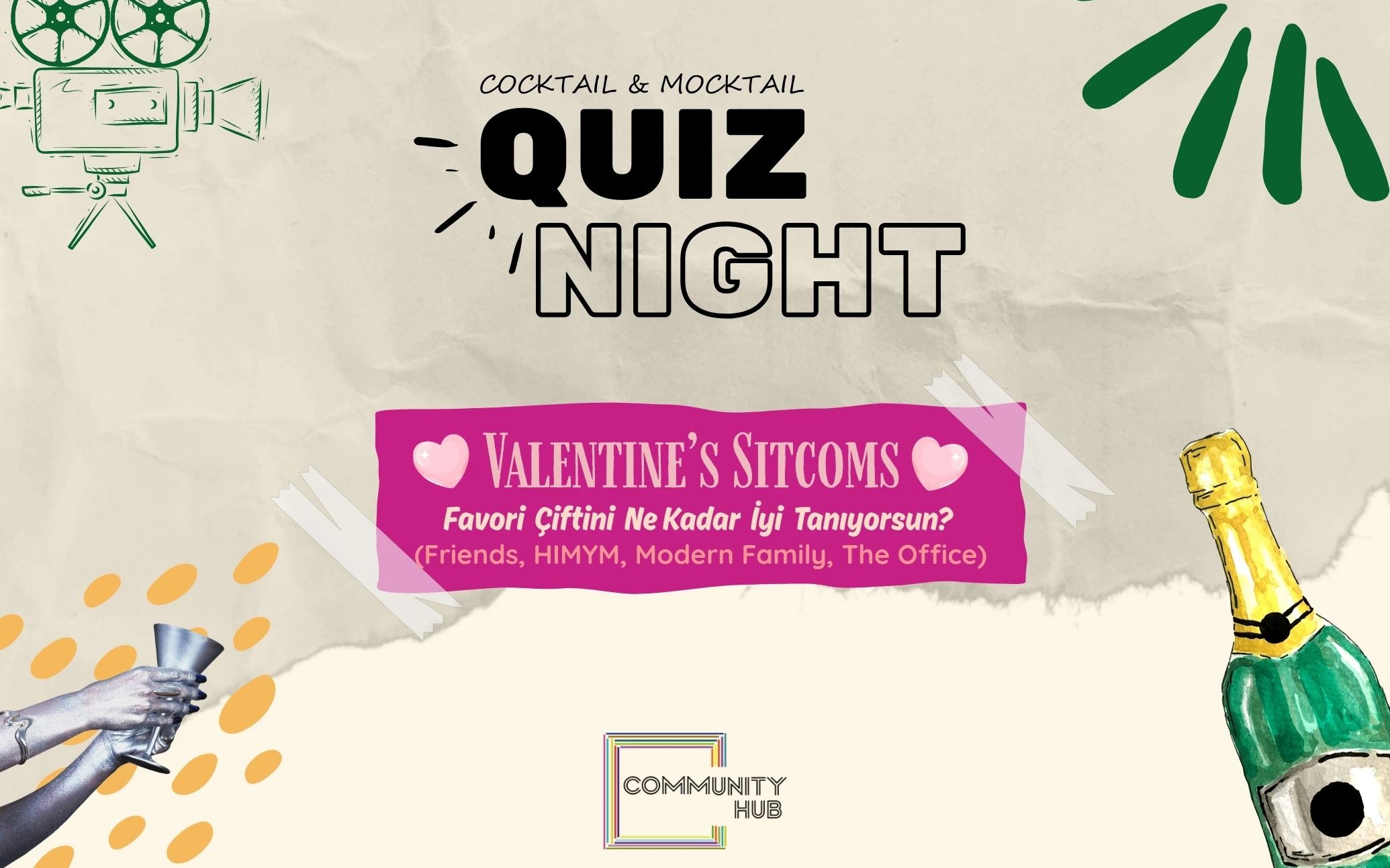 Valentine's Sitcoms Quiz Night: Favori Çiftini Ne Kadar İyi Tanıyorsun?