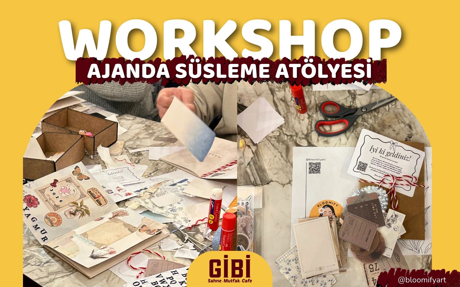 Workshop: Ajanda Süsleme Atölyesi