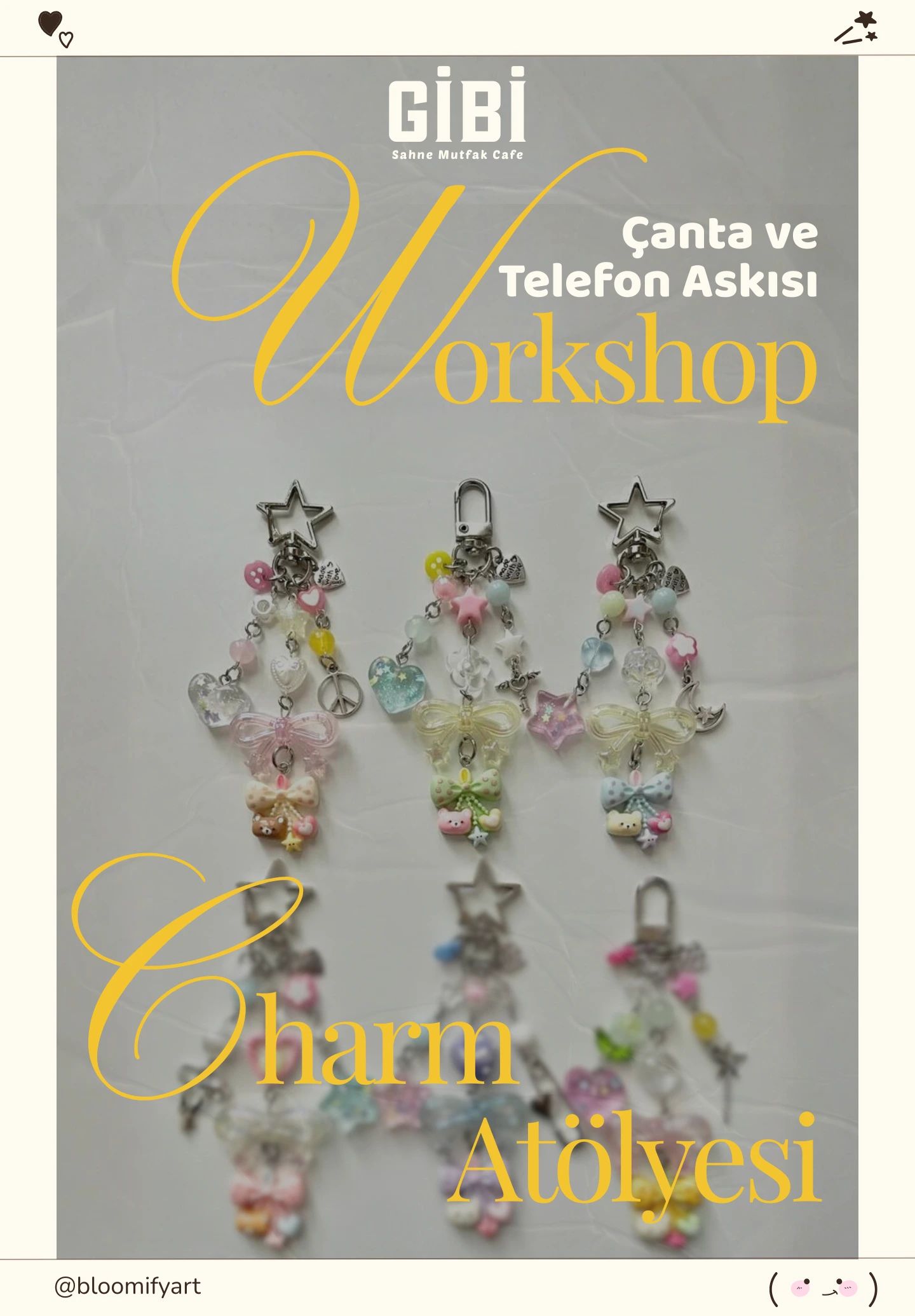 Workshop: Çanta ve Telefon Askısı Charm Atölyesi