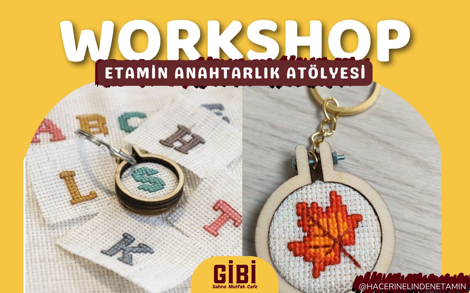 Workshop: Etamin Anahtarlık Atölyesi poster