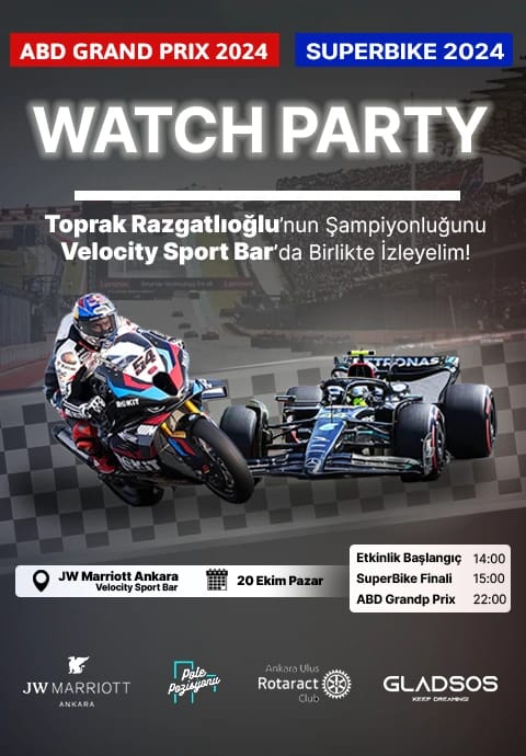 World Superbike Sezon Finali ve Formula 1 F1 ABD Grand Prix Watch Party