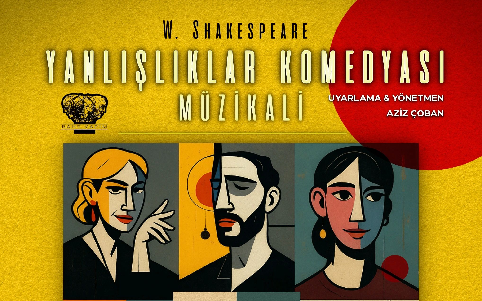 Yanlışlıklar Komedyası Müzikali poster