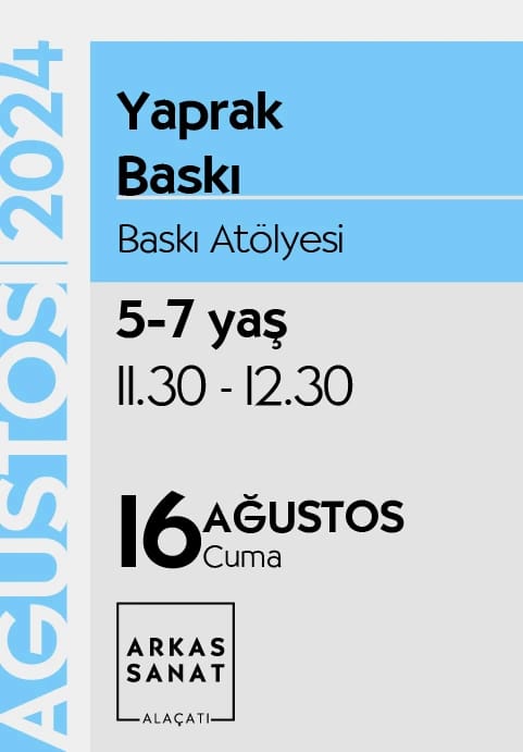 Yaprak Baskı - Baskı Atölyesi