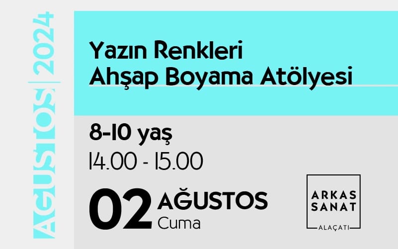 Yazın Renkleri – Ahşap Boyama Atölyesi
