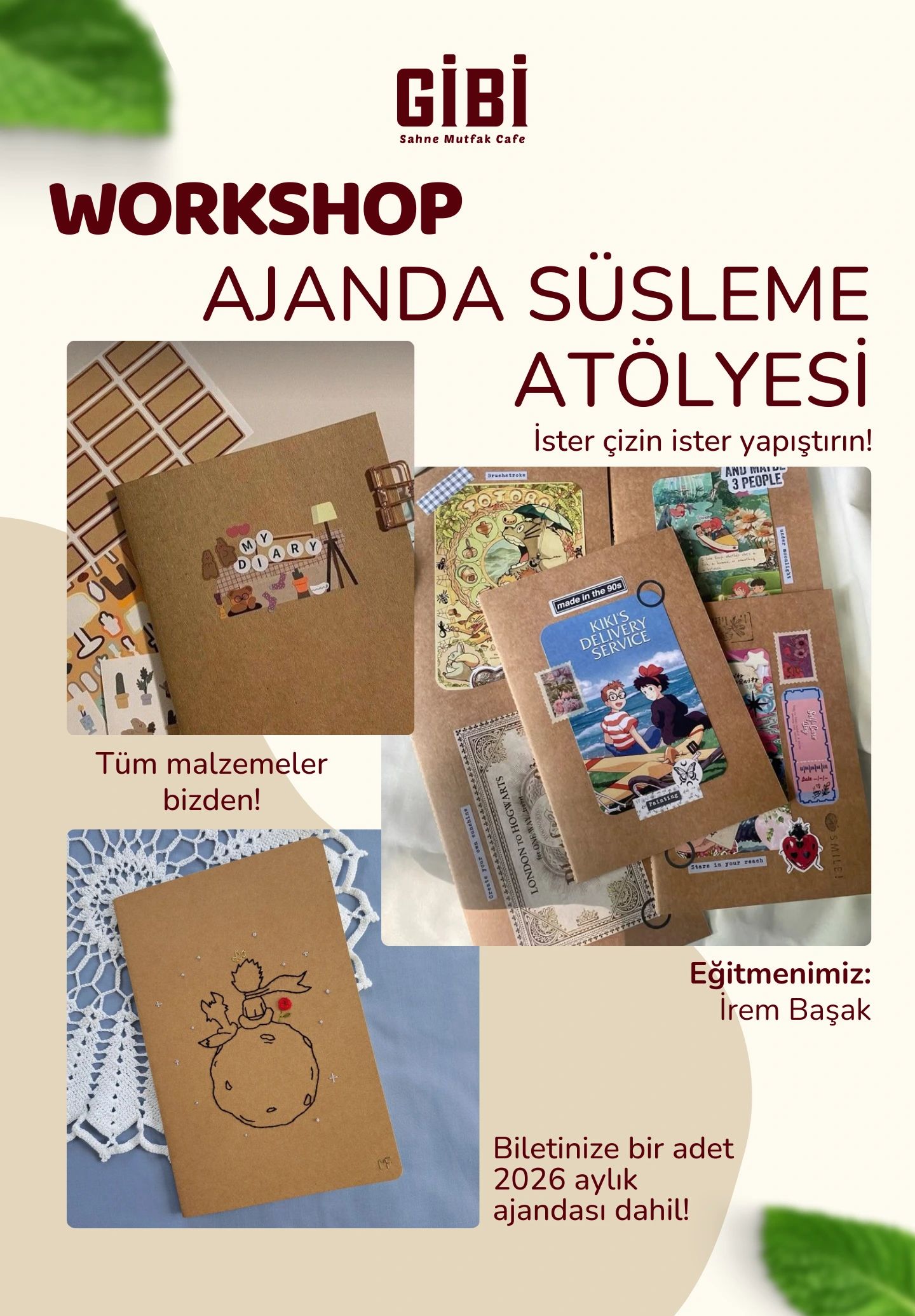 Yeni Yıla Hazırlık Workshop: Ajanda Süsleme Atölyesi