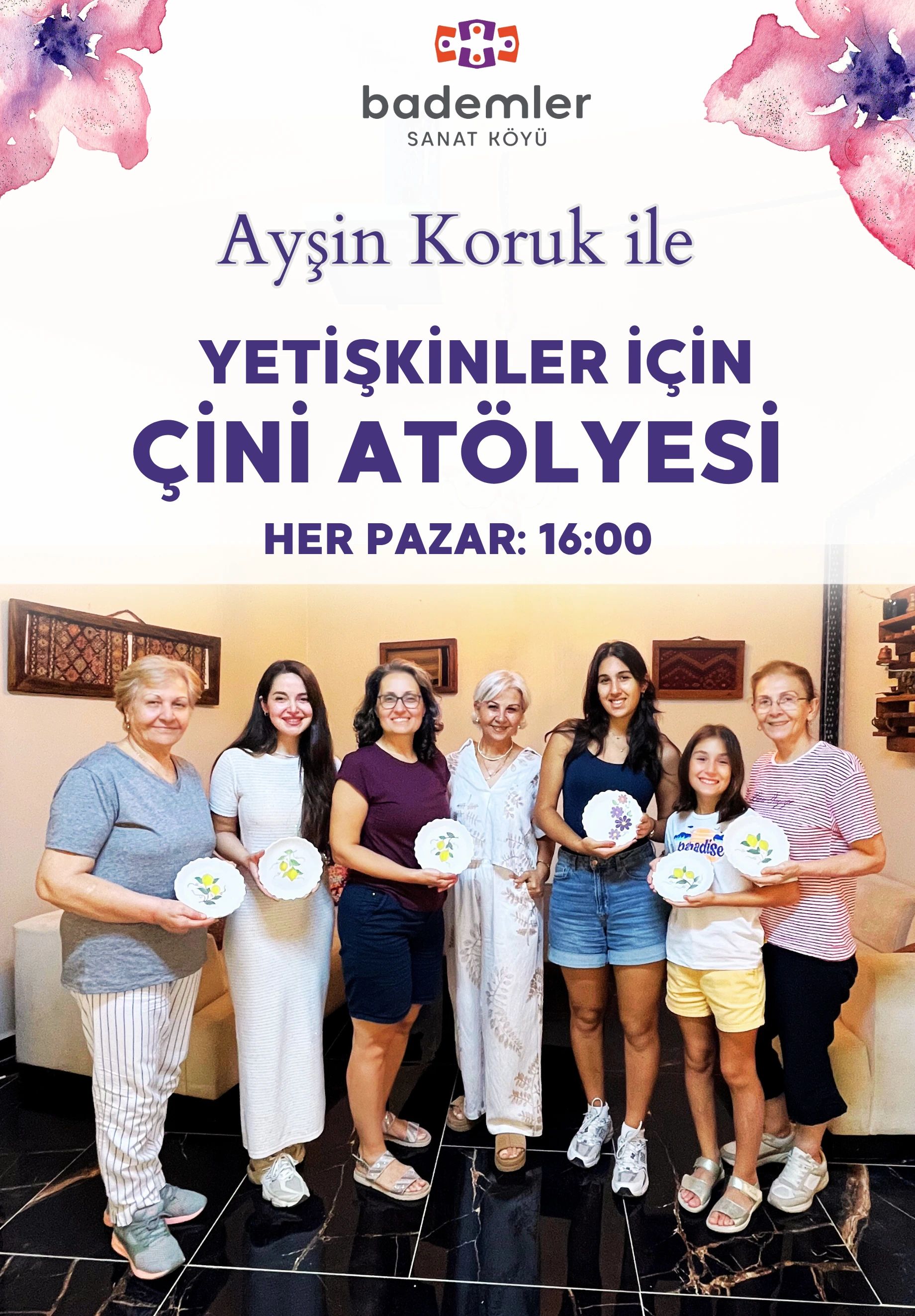 Yetişkinler için Çini Atölyesi