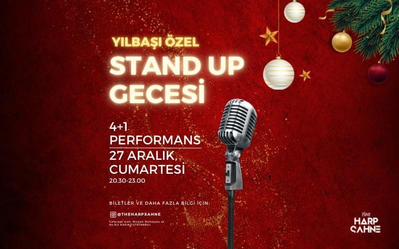 Yılbaşı Özel Stand Up Gecesi Kadıköy 