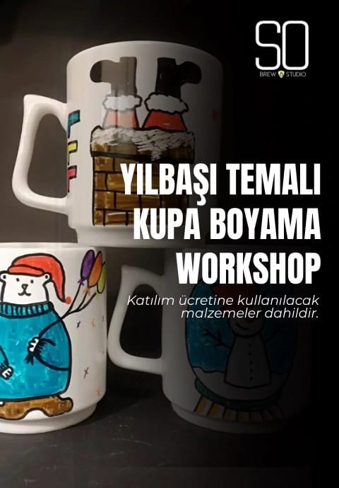 Yılbaşı Temalı Kupa Boyama Workshop