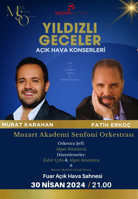 Yıldızlı Geceler: Murat Karahan ve Fatih Erkoç Senfonik Konseri