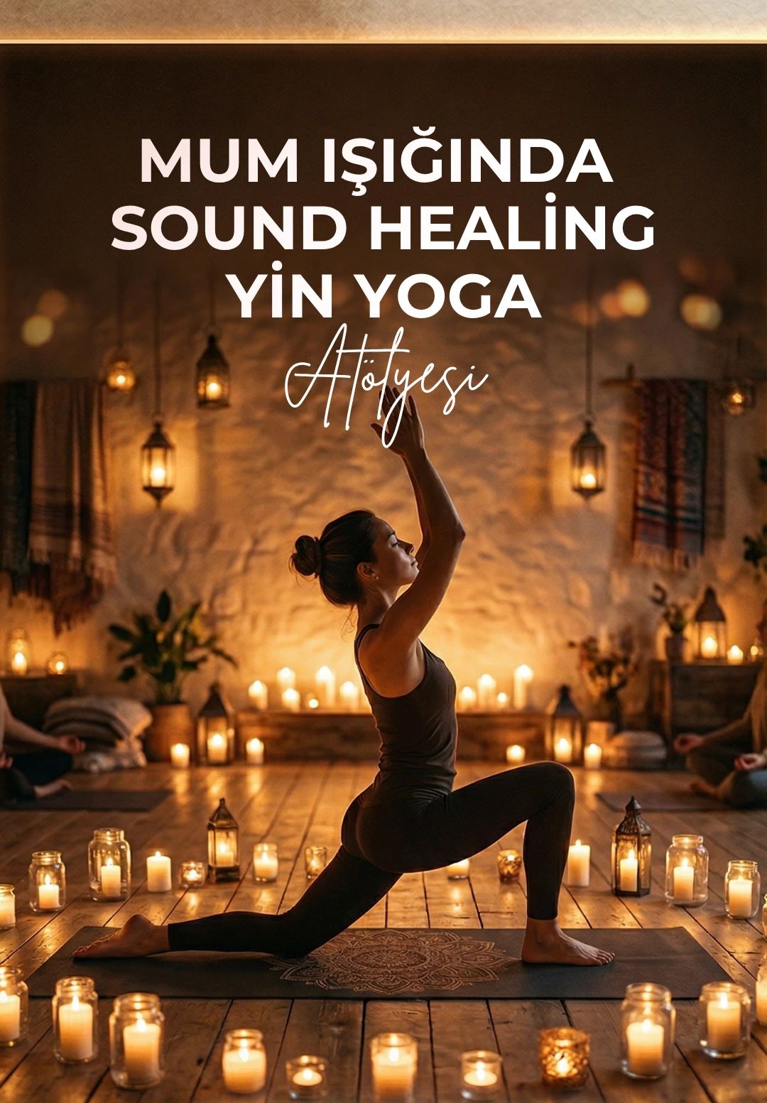 Yin Yoga & Sound Healing: Mum Işığında Derin Dinlenme