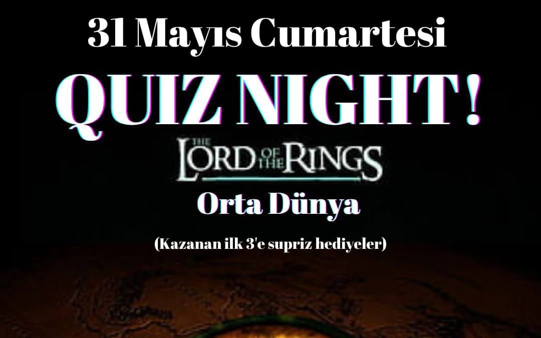 Yüzüklerin Efendisi Quiz Gecesi
