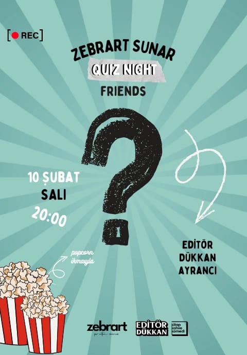 Zebrart Quiz Night - Friends