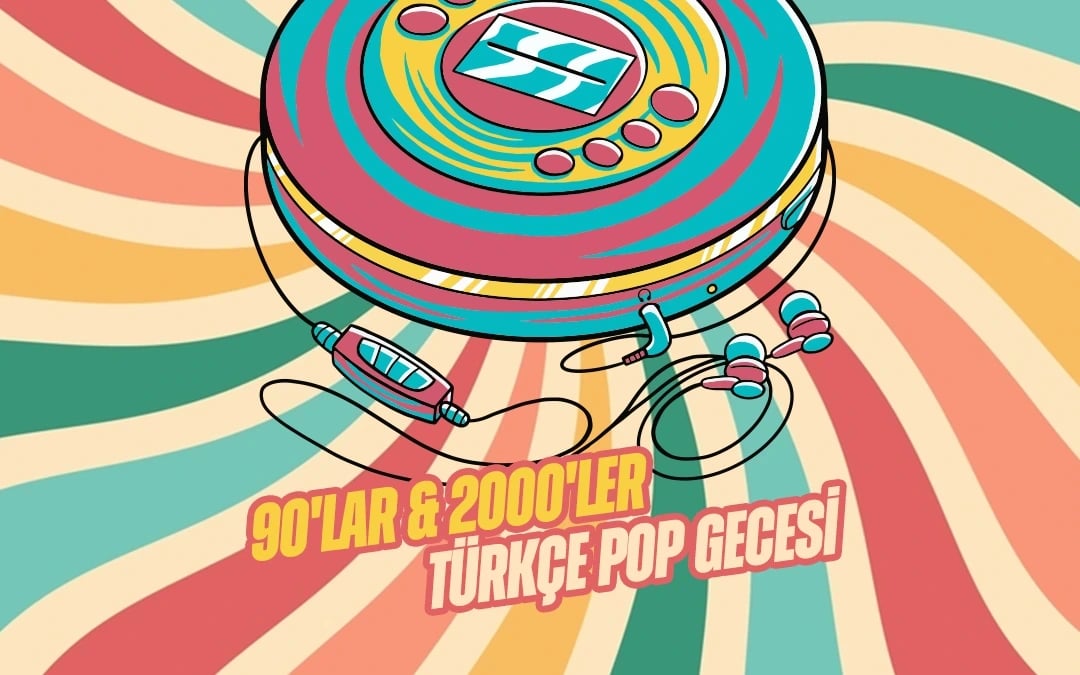 Discman 90’lar & 2000’ler Türkçe Pop Gecesi poster
