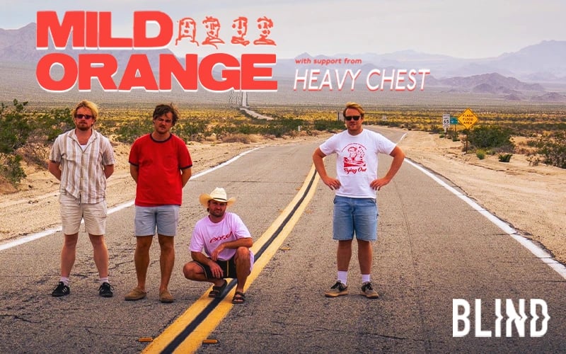 %100 MUSIC SUNAR: MILD ORANGE poster