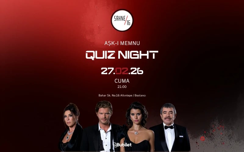Aşk-ı Memnu Quiz Night poster