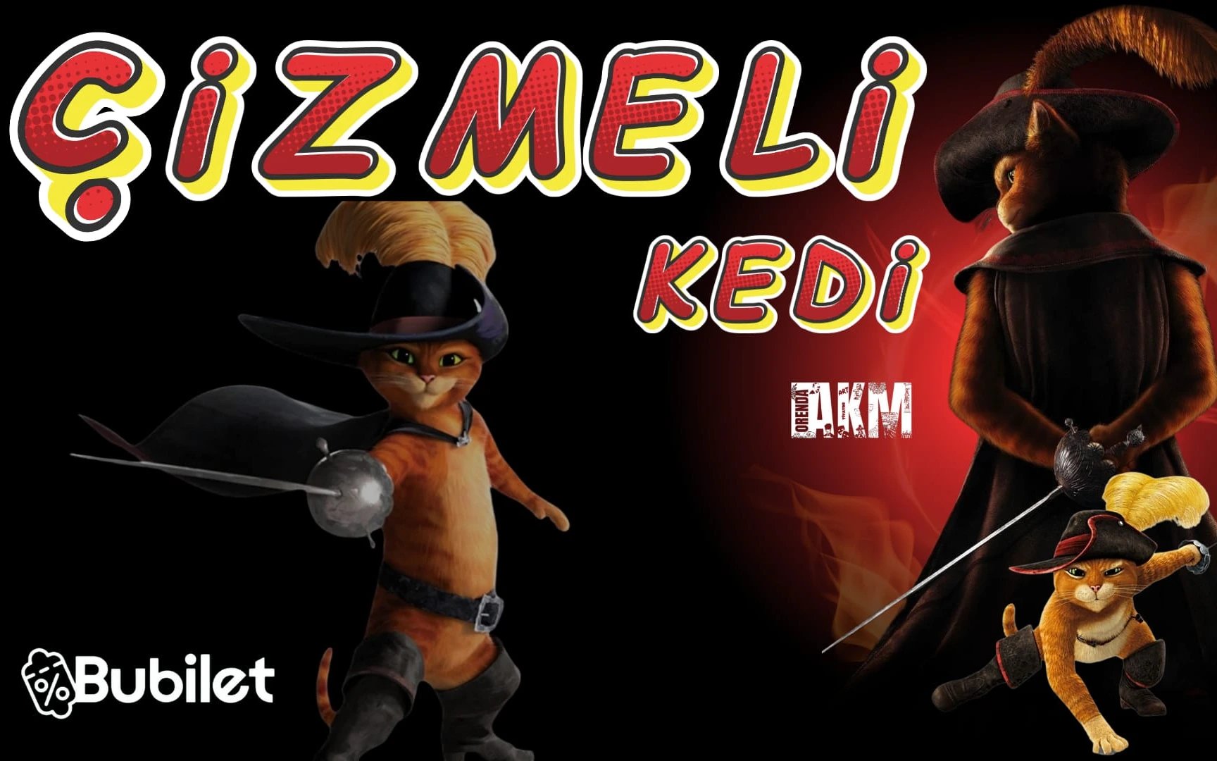 Çizmeli Kedi poster