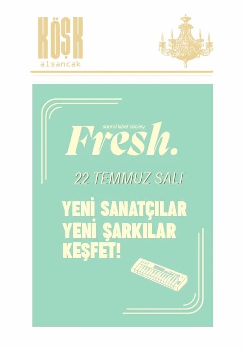  Fresh Sounds: Bağımsız Müziğin Keşif Gecesi