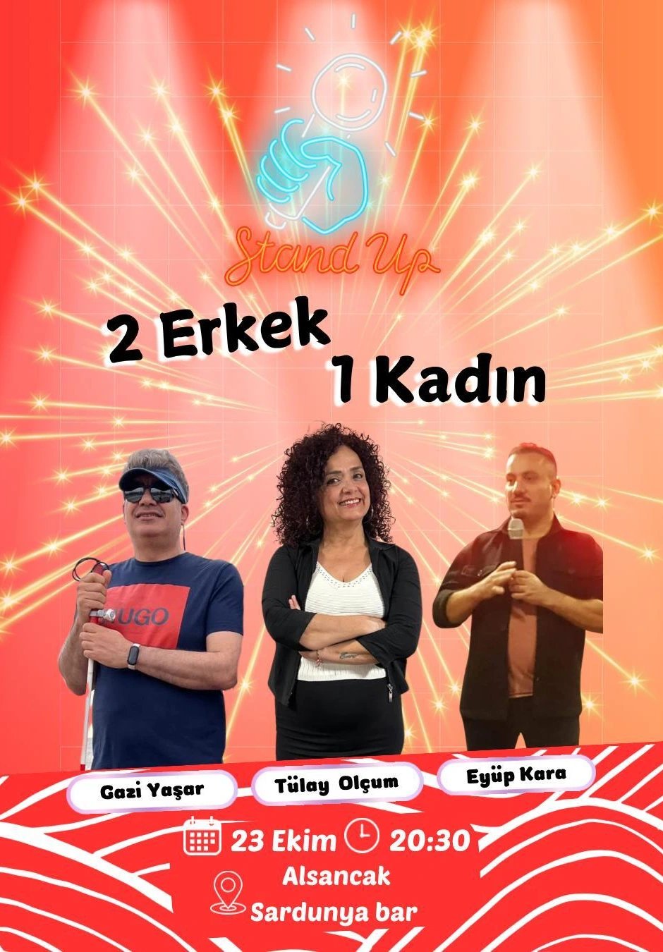 2 Erkek 1 Kadın