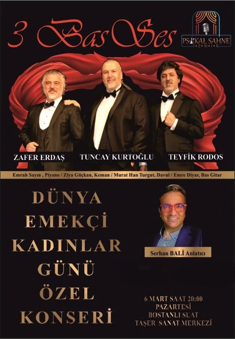 3 Bas Ses Kadınlar Günü Özel Konseri