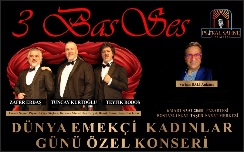 3 Bas Ses Kadınlar Günü Özel Konseri