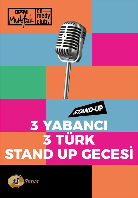 3 Yabancı 3 Türk Stand Up Gecesi