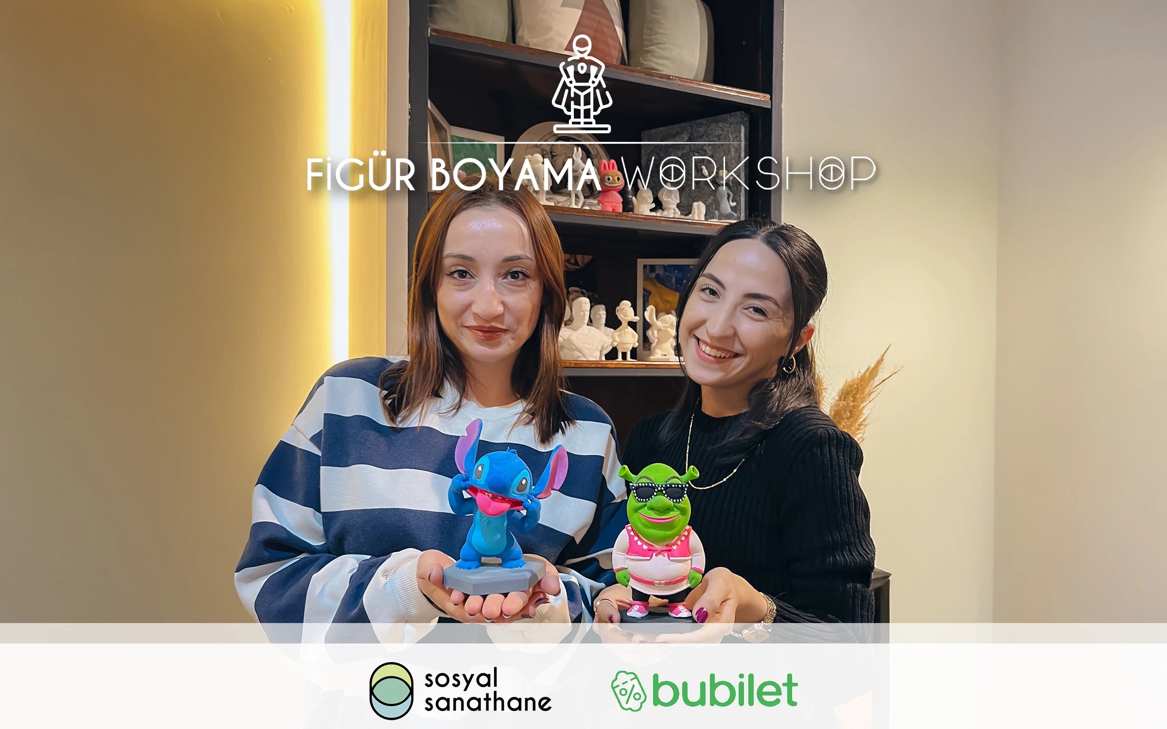 3D Figür Boyama Workshop: Sosyal Sanathane Ankara | Etkinlik Takvimi poster