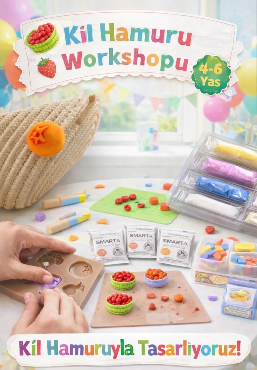4-6 Yaş Kil Hamuru Workshop 