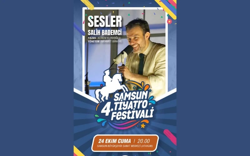 4. Samsun Tiyatro Festivali – Sesler ''Salih Bademci'' poster