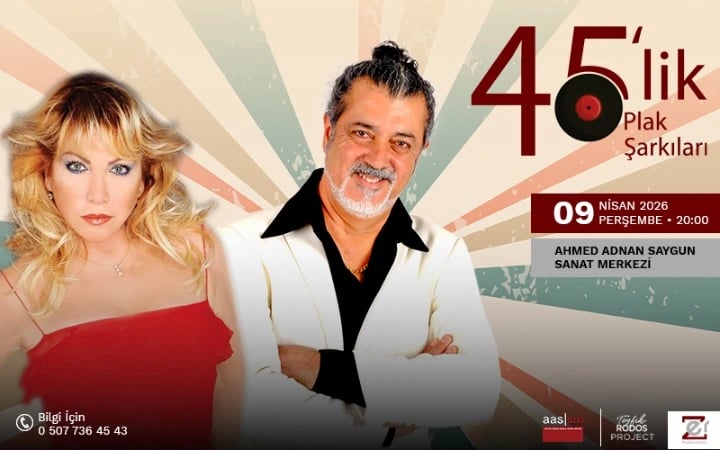 45'lik Plak Şarkıları - Teyfik Rodos - Nil Burak (Konuk Sanatçı) poster