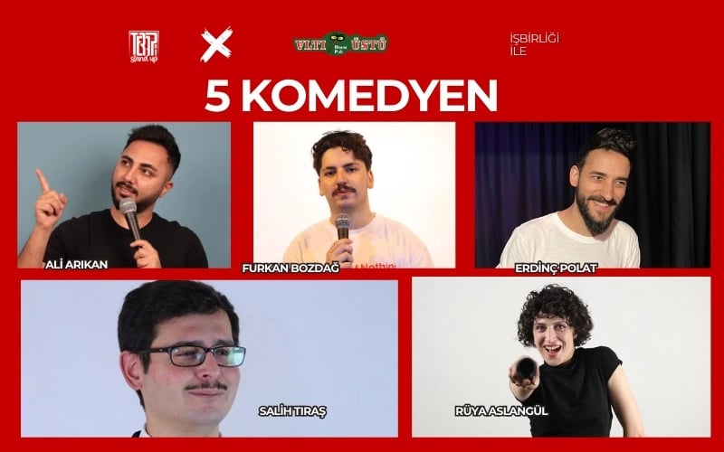 5 Komedyen poster