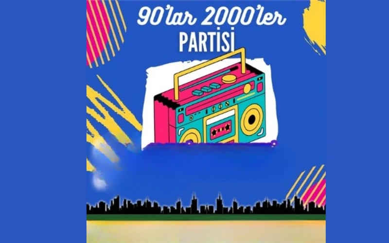 90'lar 2000'ler Türkçe Pop Gecesi poster