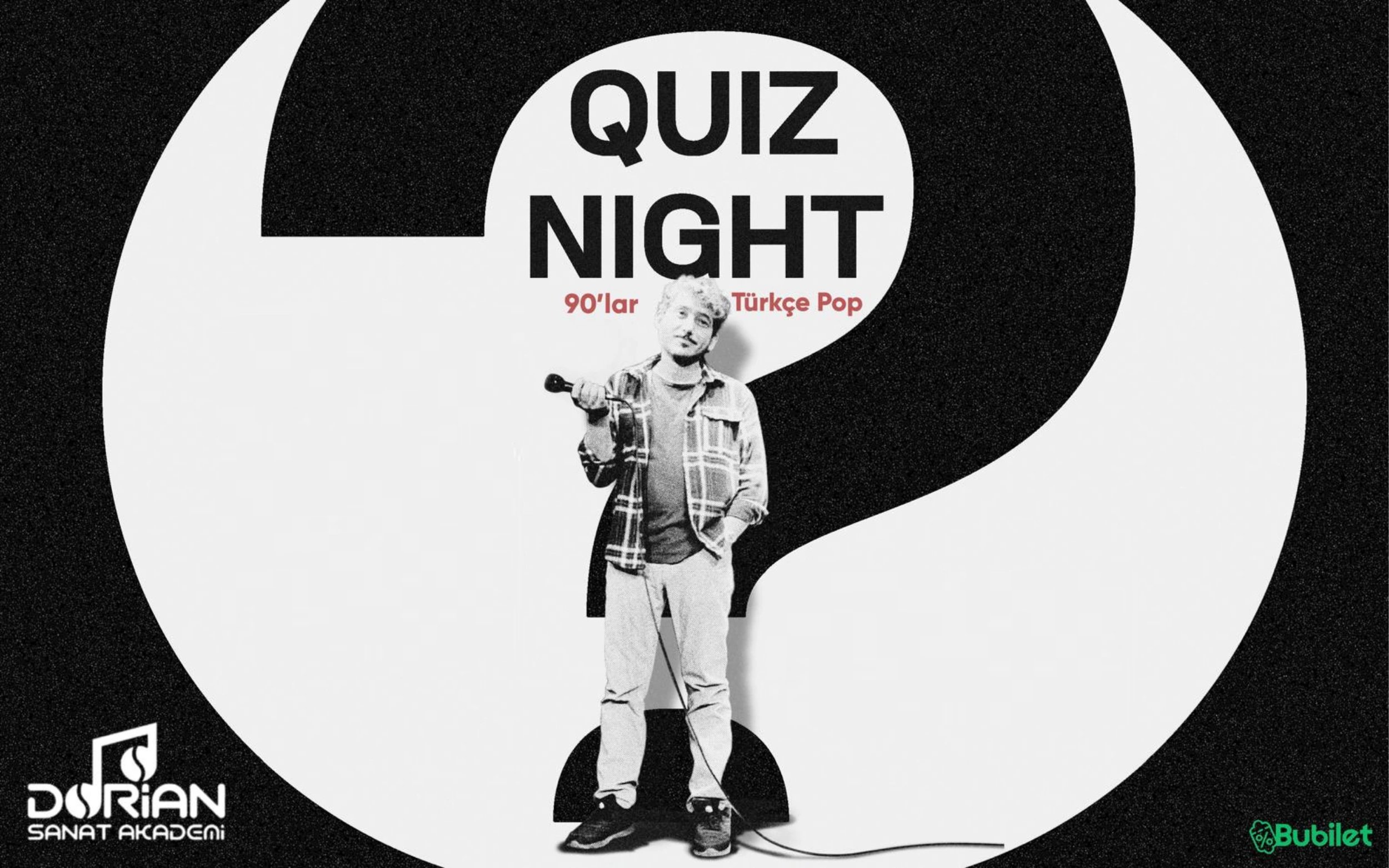 Quiz Night 90'lar Türkçe Pop poster