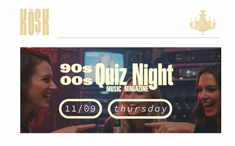 90s 00s Quiz Night&Dj Set-Music&Magazine