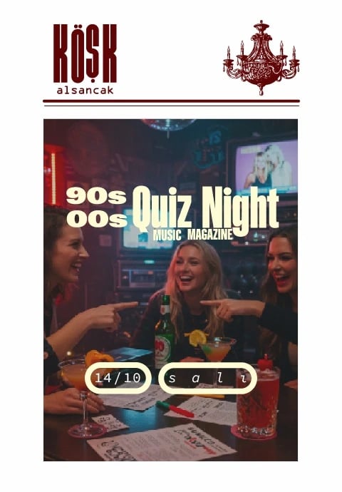 90s 00s Quiz Night&Dj Set-Music&Magazine 