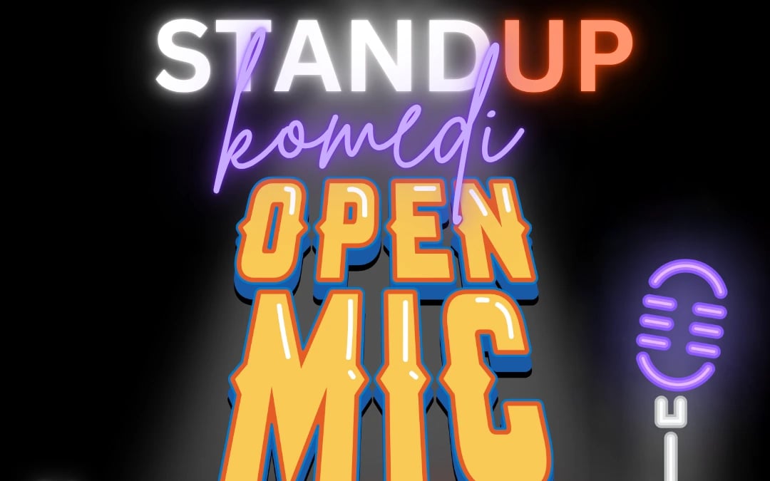 Açık Mikrofon Stand-Up poster