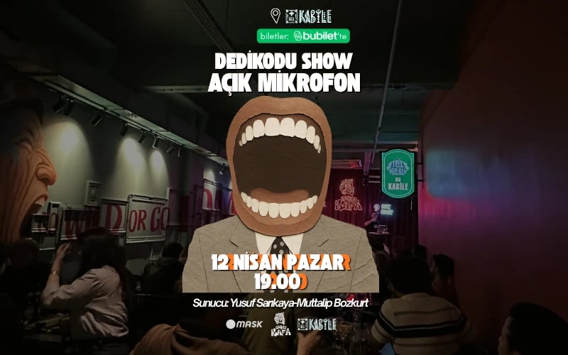 Açık Mikrofon-Dedikodu Show-Stand-Up poster