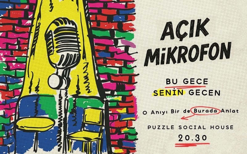 Açık Mikrofon Stand Up | Puzzle Social House