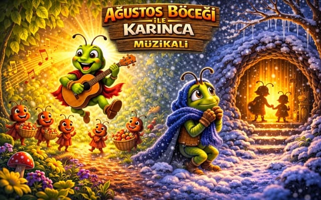Ağustos Böceği İle Karınca Müzikali poster