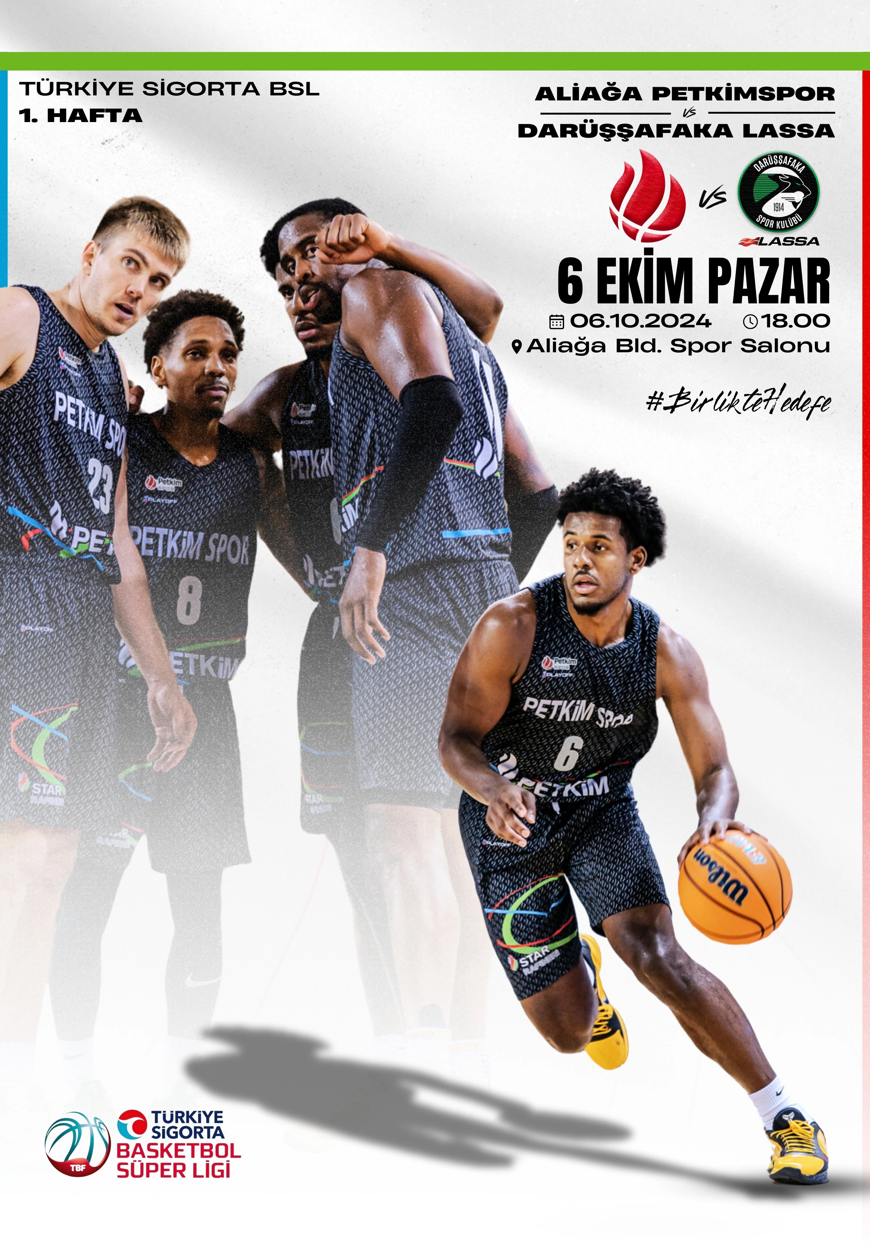 Aliağa Petkim Spor - Darüşşafaka Lassa Müsabakası